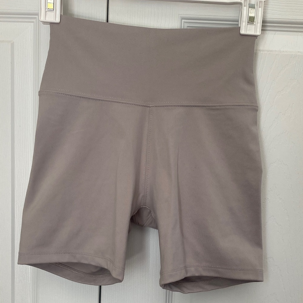wild fable High-Rise Bike Shorts in Taupe Gray